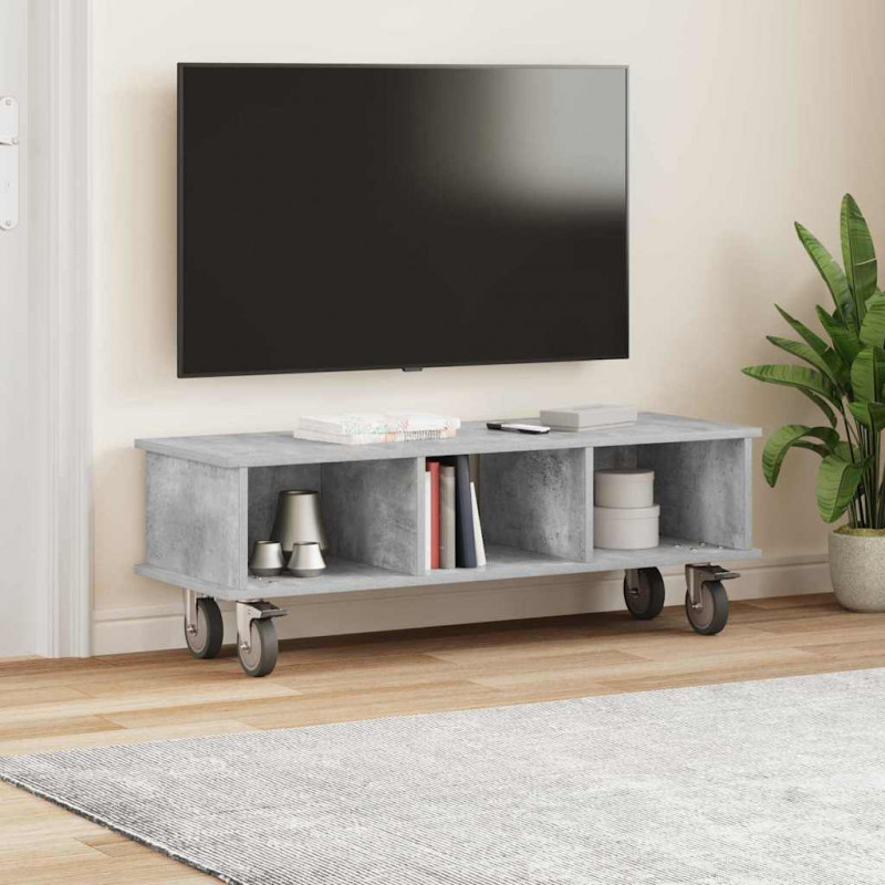 Stół pod telewizor Betonowy szary 100 x 35 x 35 cm