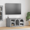 Szafka pod telewizor Szary Sonoma 80 x 35 x 40 cm