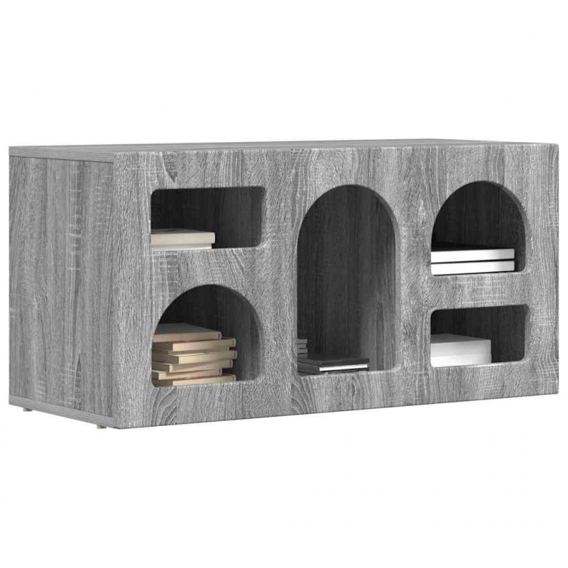 Szafka pod telewizor Szary Sonoma 80 x 35 x 40 cm