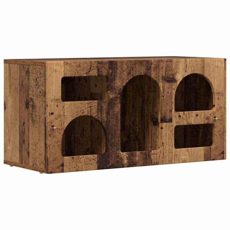 Szafka pod telewizor Stare drewno 80 x 35 x 40 cm