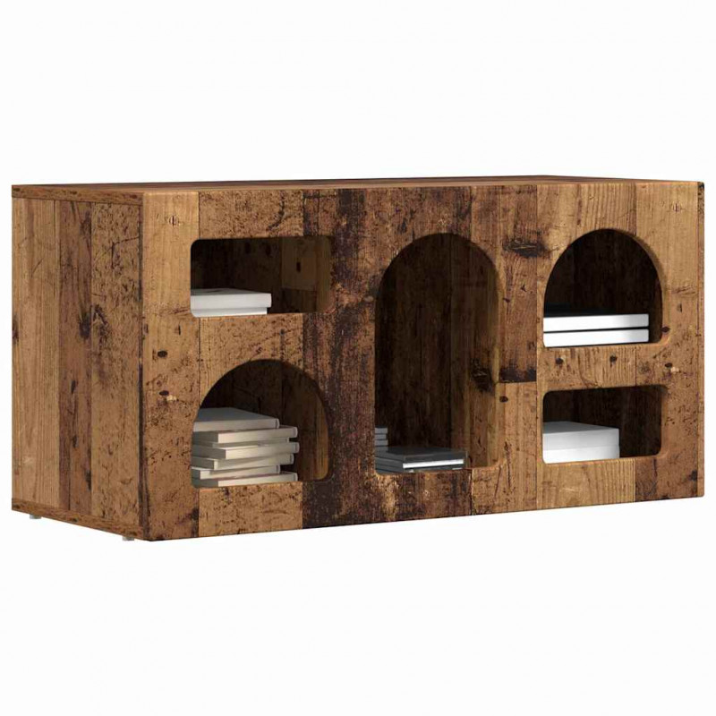 Szafka pod telewizor Stare drewno 80 x 35 x 40 cm