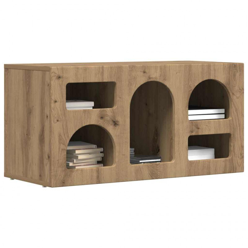 Szafka pod telewizor Dąb rzemieślniczy 80 x 35 x 40 cm