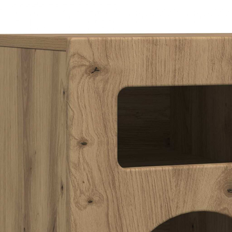 Szafka pod telewizor Dąb rzemieślniczy 80 x 35 x 40 cm