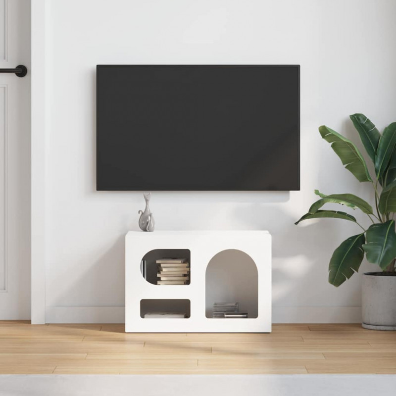 Szafka pod telewizor Biały 60 x 35 x 40 cm