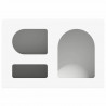 Szafka pod telewizor Biały 60 x 35 x 40 cm