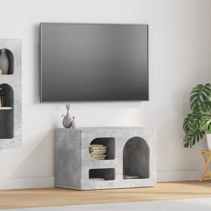 Szafka pod telewizor Betonowy szary 60 x 35 x 40 cm