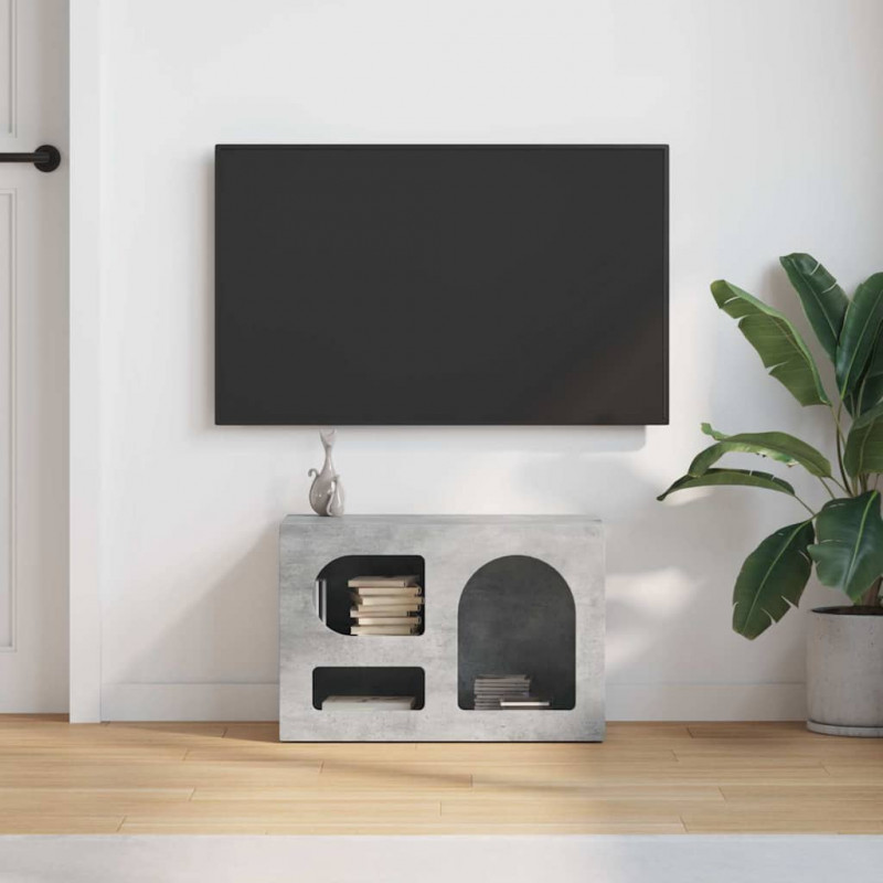 Szafka pod telewizor Betonowy szary 60 x 35 x 40 cm