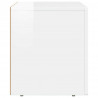 Szafka pod telewizor Wysoki połysk biały 60 x 35 x 40 cm