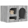 Szafka pod telewizor Szary Sonoma 60 x 35 x 40 cm