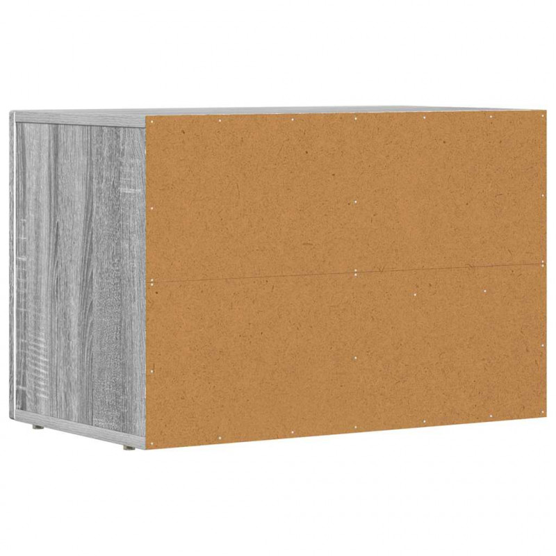 Szafka pod telewizor Szary Sonoma 60 x 35 x 40 cm