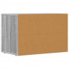 Szafka pod telewizor Szary Sonoma 60 x 35 x 40 cm