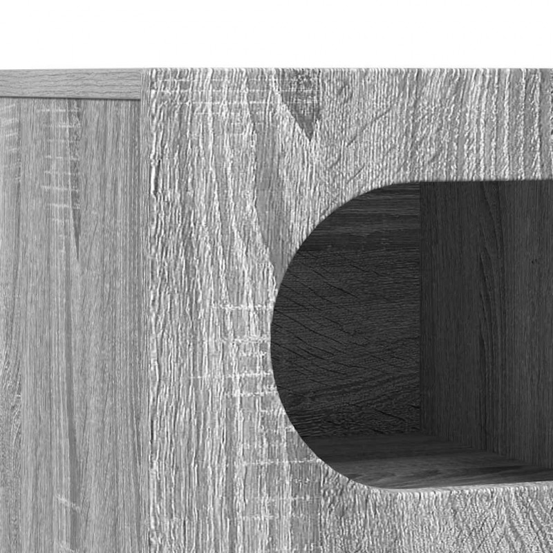 Szafka pod telewizor Szary Sonoma 60 x 35 x 40 cm