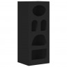 Bufet Czarny 40 x 35 x 100,5 cm Materiał drewnopochodny