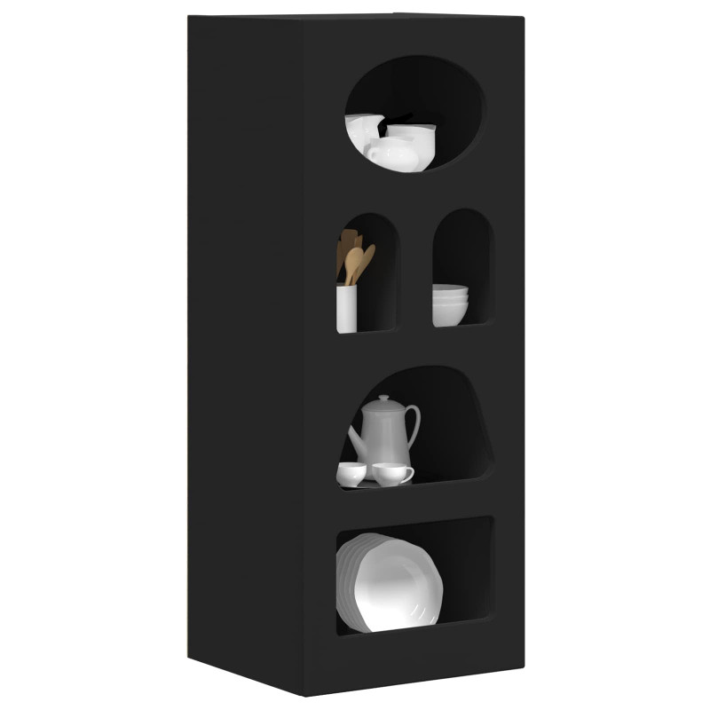 Bufet Czarny 40 x 35 x 100,5 cm Materiał drewnopochodny