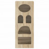 Bufet Dąb Sonoma 40 x 35 x 100,5 cm Materiał drewnopochodny