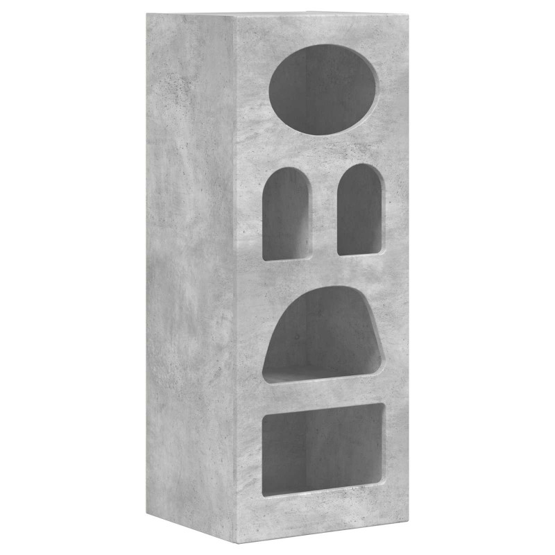 Bufet Betonowy szary 40 x 35 x 100,5 cm Materiał drewnopochodny