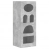 Bufet Betonowy szary 40 x 35 x 100,5 cm Materiał drewnopochodny