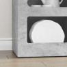 Bufet Betonowy szary 40 x 35 x 100,5 cm Materiał drewnopochodny