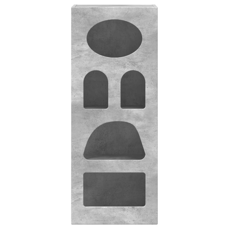 Bufet Betonowy szary 40 x 35 x 100,5 cm Materiał drewnopochodny