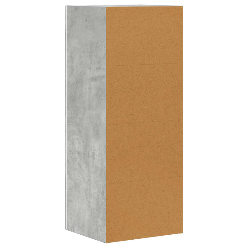 Bufet Betonowy szary 40 x 35 x 100,5 cm Materiał drewnopochodny