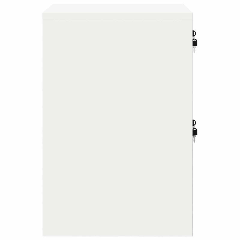 Szafka na dokumenty Biały 44 x 50 x 74,5 cm Stal zimnowalcowana