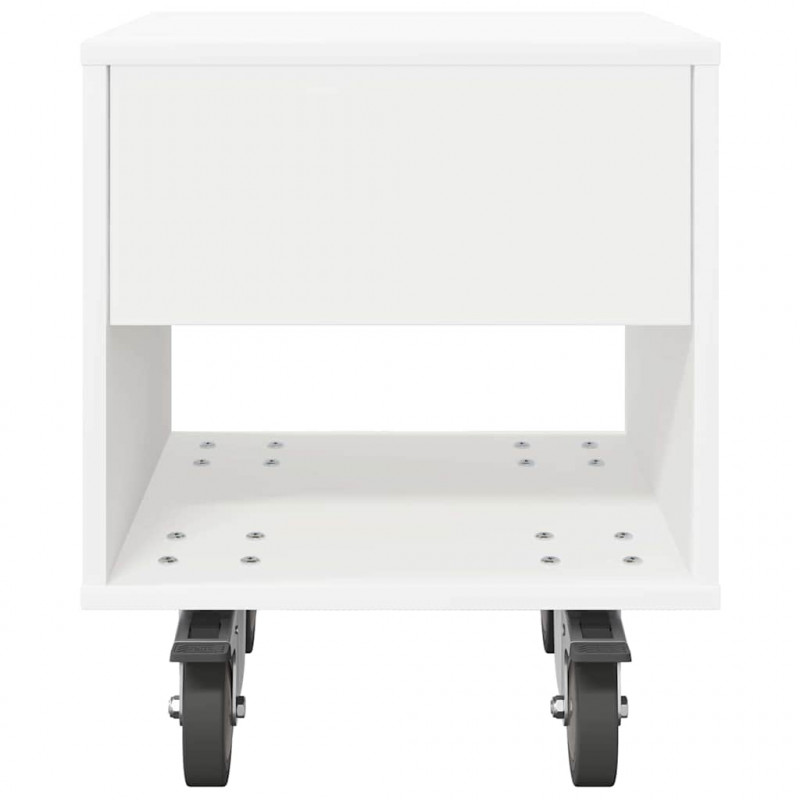 Stolik nocny 2 pcs Biały 40,5 x 40 x 48 cm