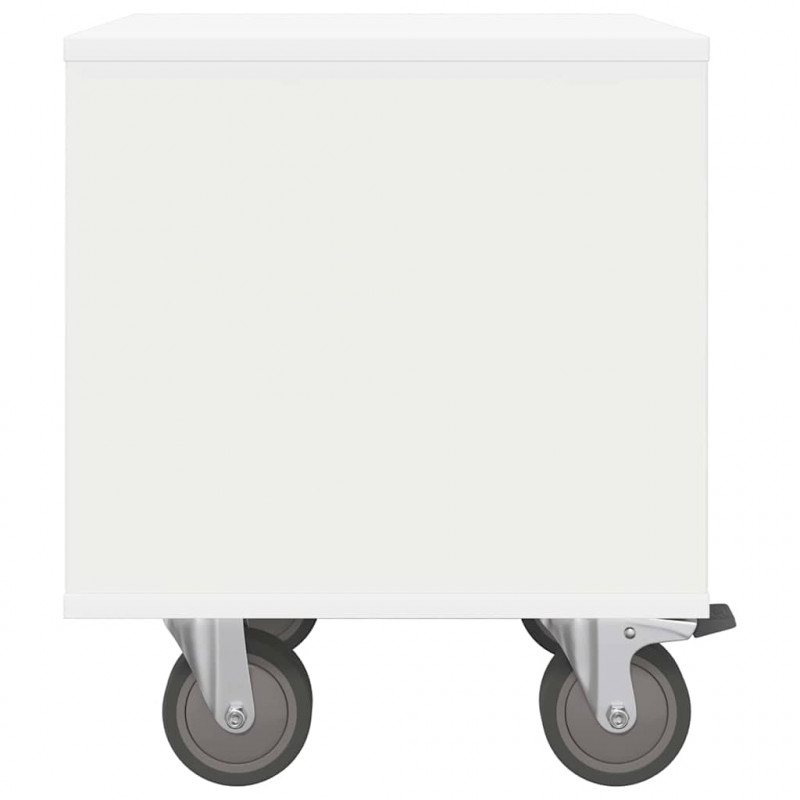 Stolik nocny 2 pcs Biały 40,5 x 40 x 48 cm
