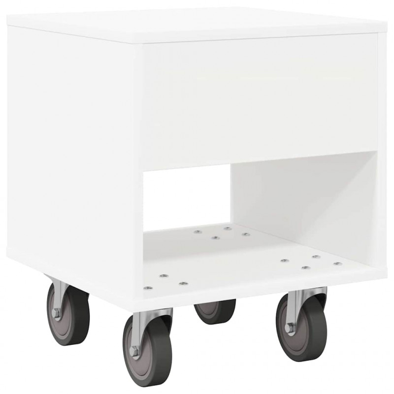 Stolik nocny 2 pcs Biały 40,5 x 40 x 48 cm