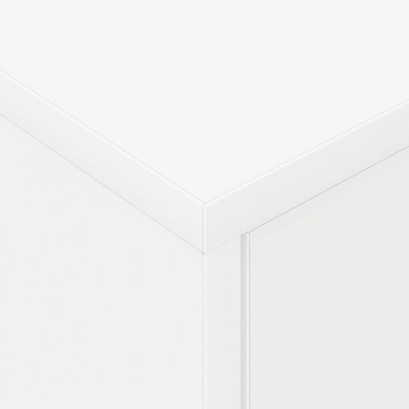 Stolik nocny 2 pcs Biały 40,5 x 40 x 48 cm