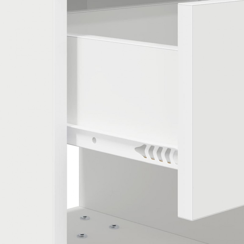 Stolik nocny 2 pcs Biały 40,5 x 40 x 48 cm