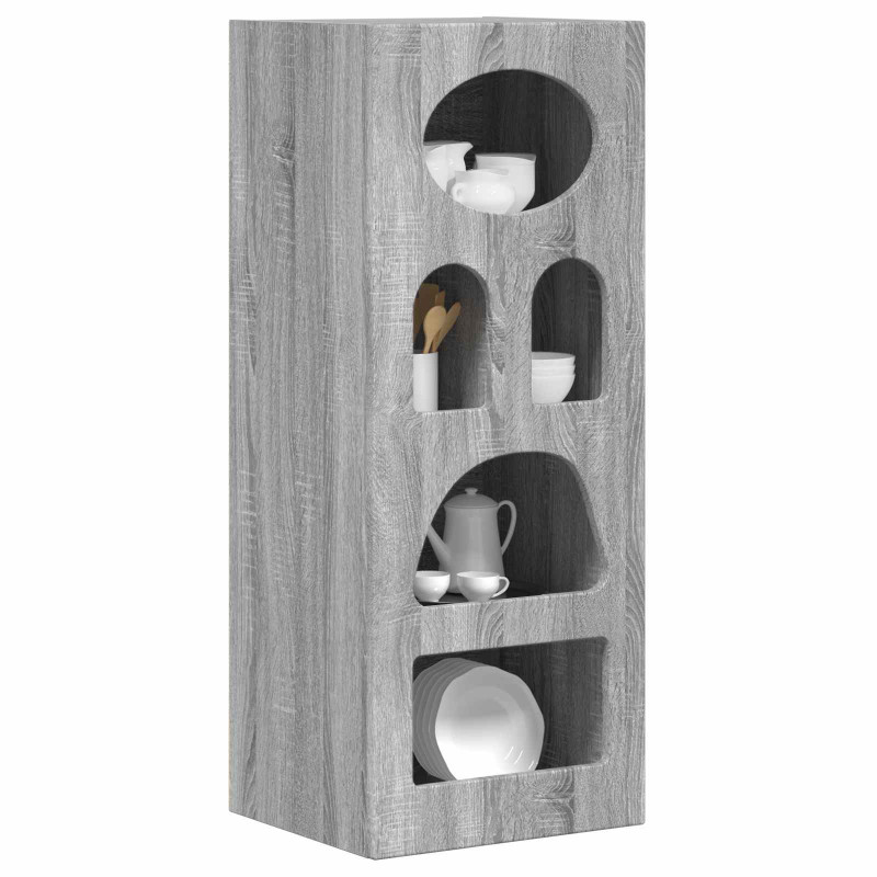 Bufet Szary Sonoma 40 x 35 x 100,5 cm Materiał drewnopochodny