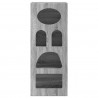 Bufet Szary Sonoma 40 x 35 x 100,5 cm Materiał drewnopochodny