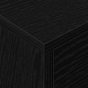 Stolik nocny 2 pcs Czarny Dąb 40,5 x 40 x 48 cm