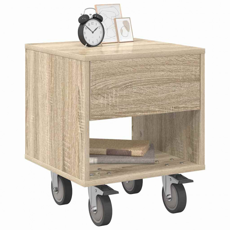 Stolik nocny 2 pcs Dąb Sonoma 40,5 x 40 x 48 cm