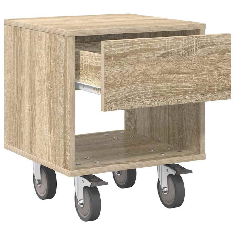 Stolik nocny 2 pcs Dąb Sonoma 40,5 x 40 x 48 cm