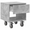 Stolik nocny 2 pcs Betonowy szary 40,5 x 40 x 48 cm