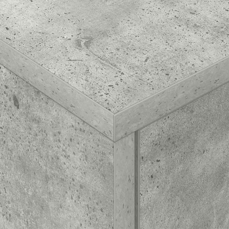 Stolik nocny 2 pcs Betonowy szary 40,5 x 40 x 48 cm