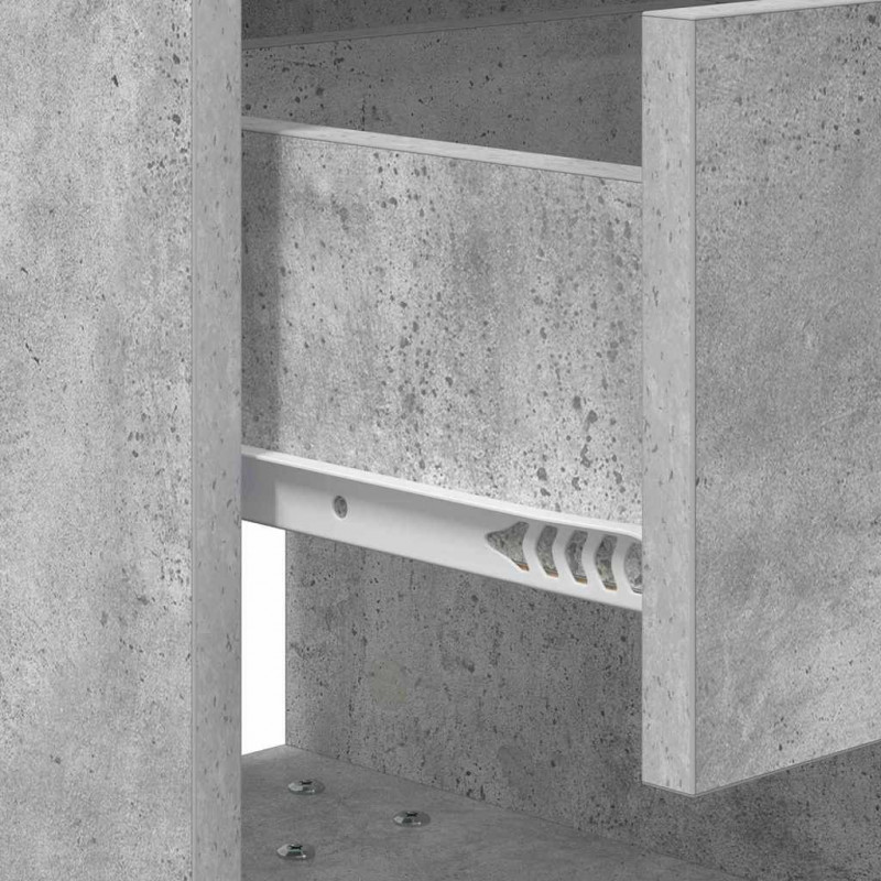 Stolik nocny 2 pcs Betonowy szary 40,5 x 40 x 48 cm