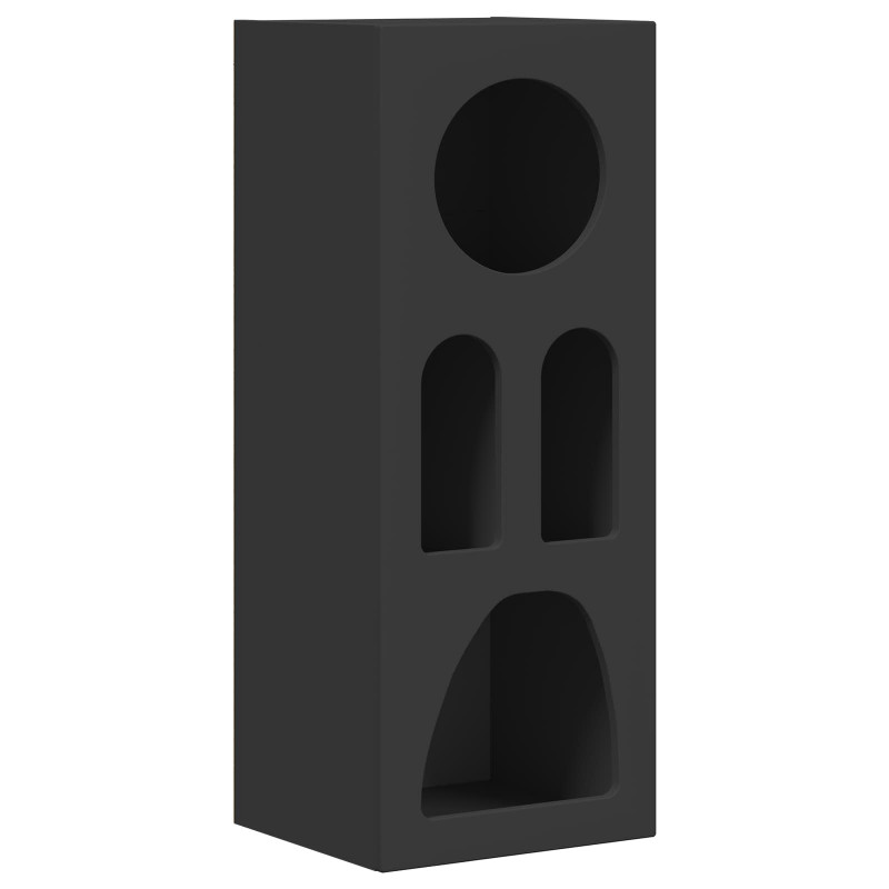Bufet Czarny 40 x 35 x 100.5 cm Materiał drewnopochodny