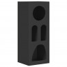Bufet Czarny 40 x 35 x 100.5 cm Materiał drewnopochodny