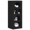 Bufet Czarny 40 x 35 x 100.5 cm Materiał drewnopochodny