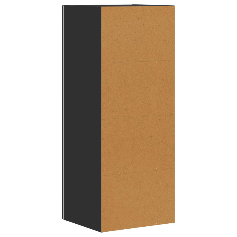 Bufet Czarny 40 x 35 x 100.5 cm Materiał drewnopochodny
