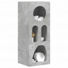 Bufet Betonowy szary 40 x 35 x 100.5 cm Materiał drewnopochodny