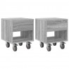 Stolik nocny 2 pcs Szary Sonoma 40,5 x 40 x 48 cm