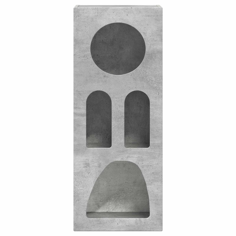 Bufet Betonowy szary 40 x 35 x 100.5 cm Materiał drewnopochodny