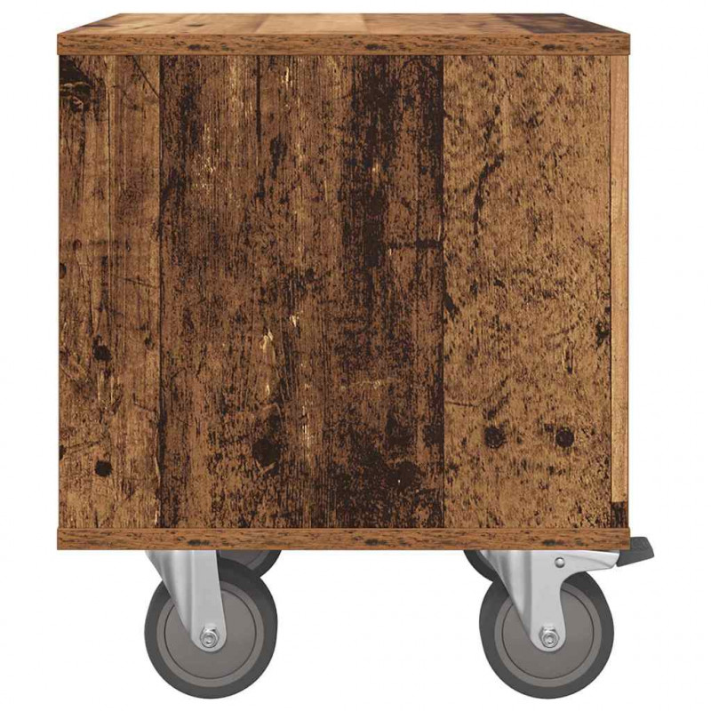 Stolik nocny 2 pcs Stare drewno 40,5 x 40 x 48 cm