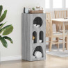 Bufet Szary Sonoma 40 x 35 x 100.5 cm Materiał drewnopochodny
