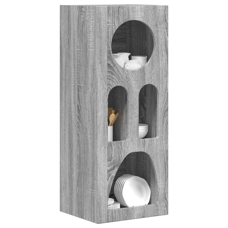 Bufet Szary Sonoma 40 x 35 x 100.5 cm Materiał drewnopochodny