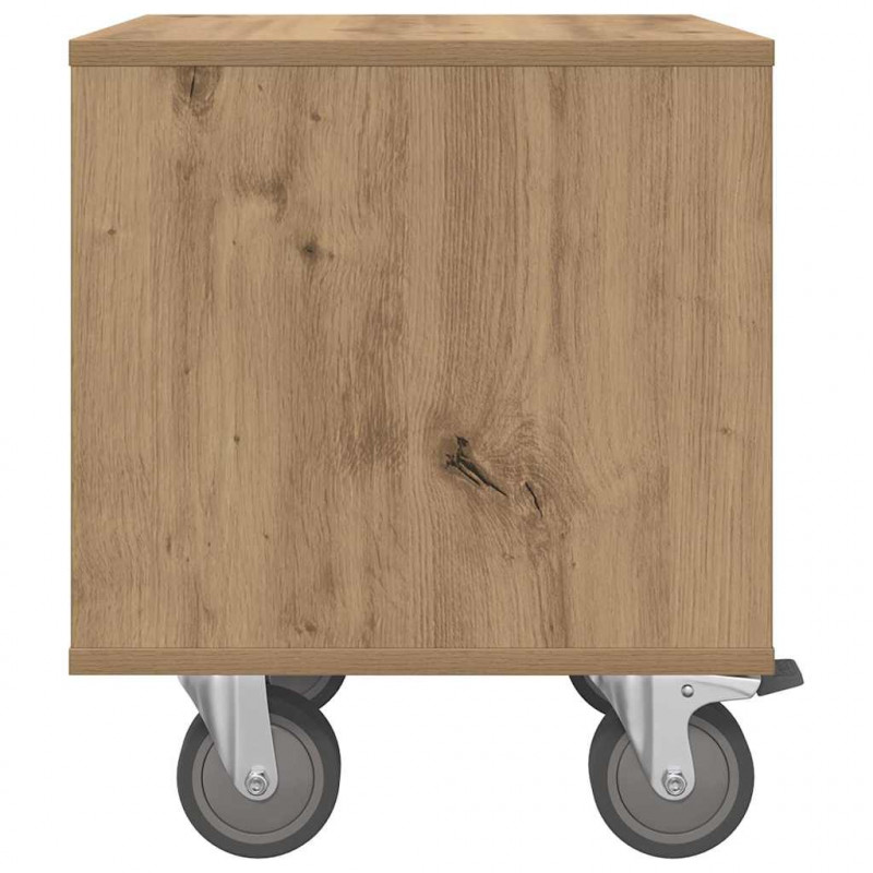 Stolik nocny 2 pcs Dąb rzemieślniczy 40,5 x 40 x 48 cm