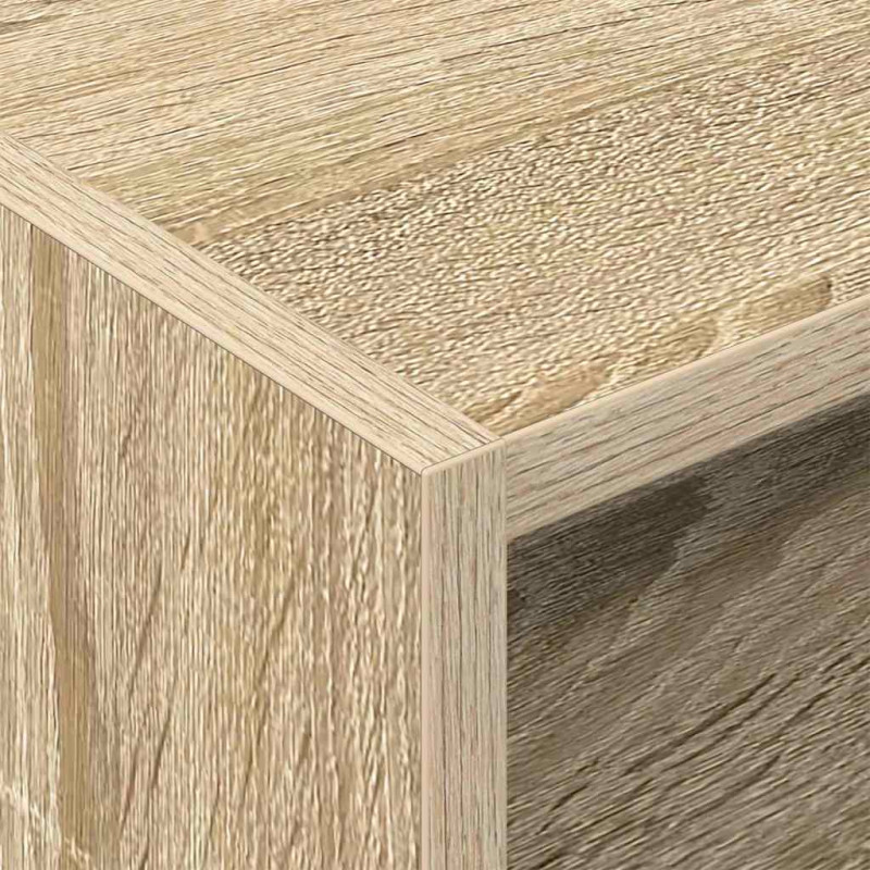 Szafka na płyty winylowe z półką Dąb Sonoma 78,5 x 35 x 45 cm